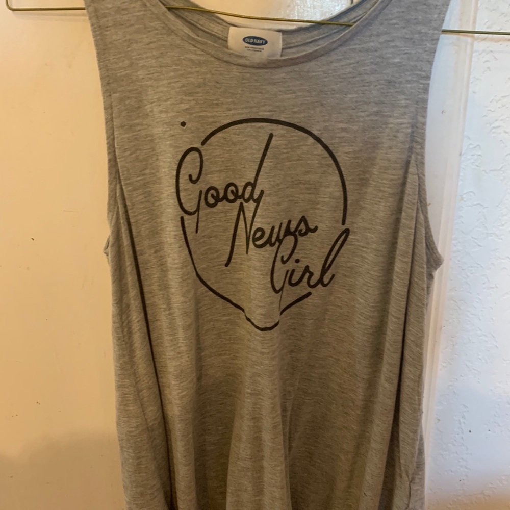Gray tank top